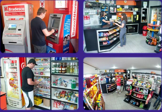 Fotografias do acervo da loja de conveniência ZAM